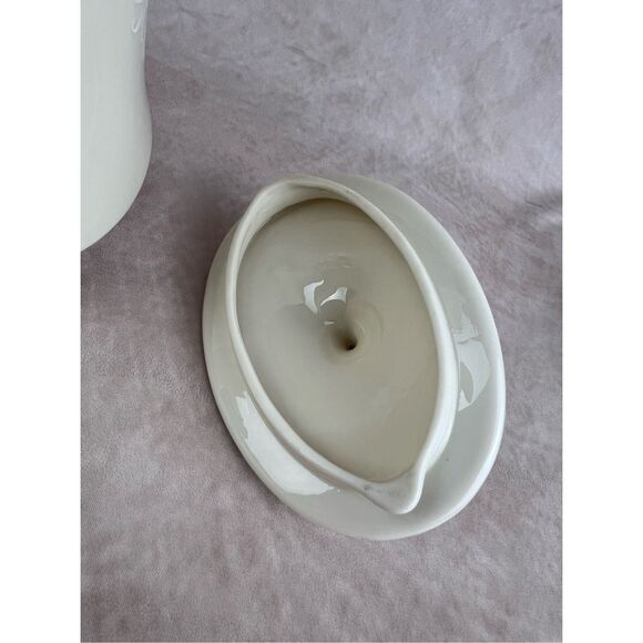 Vintage Lenox Fine China Moonspun Tea Kettle Pot - Picture 10 of 13